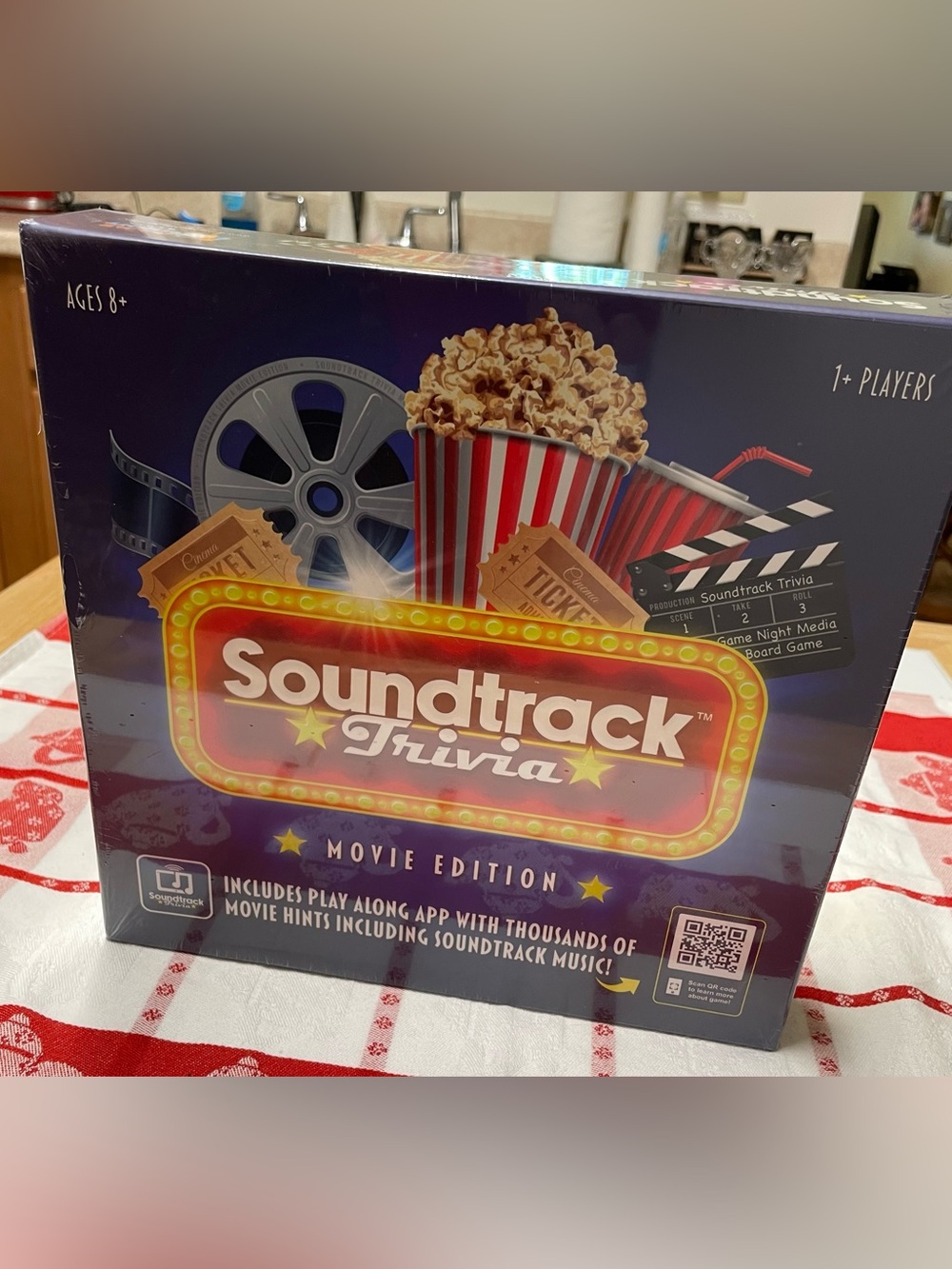 Soundtrack Trivia Movie Edition Board Game - Black/Red